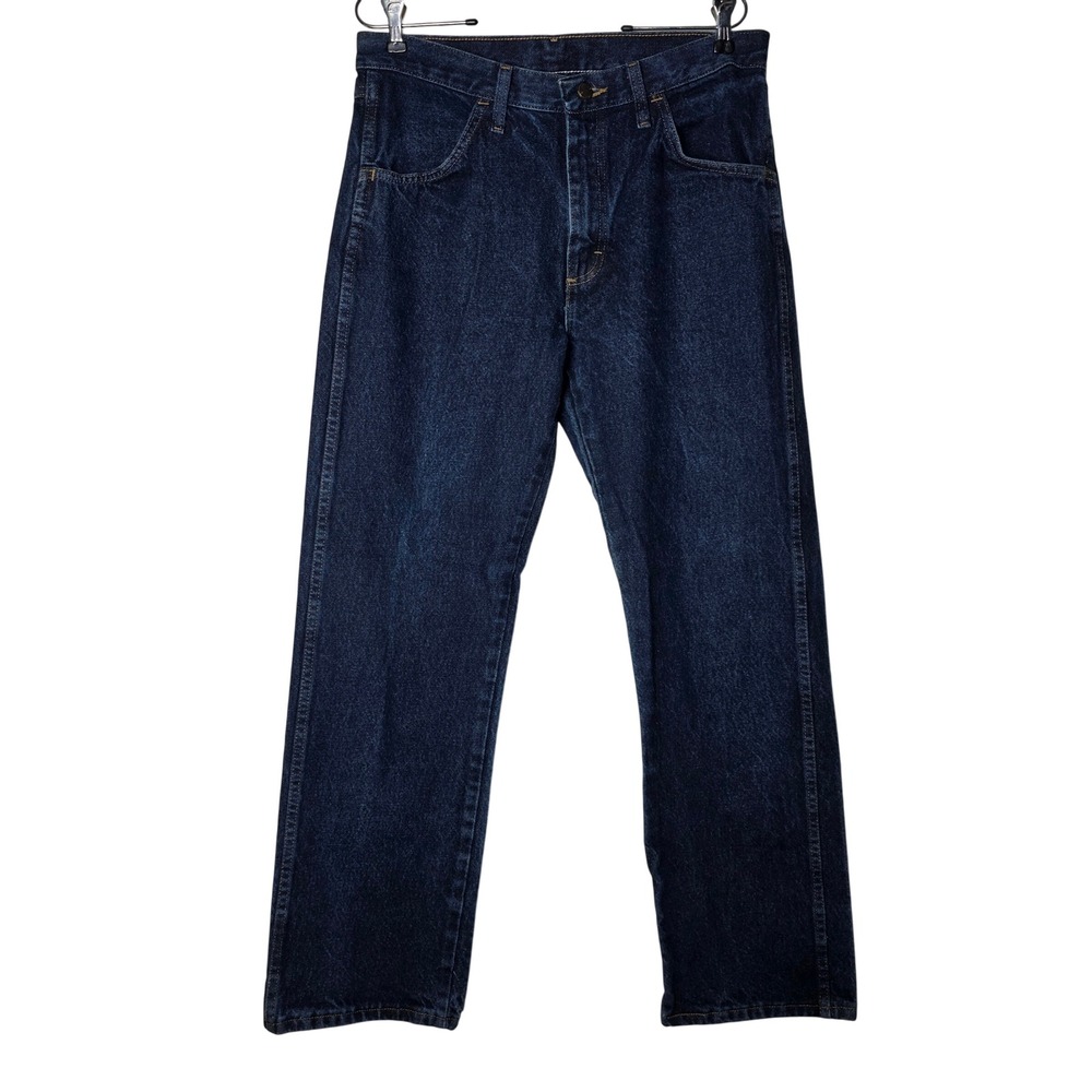 Rustler Mens Regular Fit Straight Leg Jeans Dark Wash Denim 32x30 87620SR